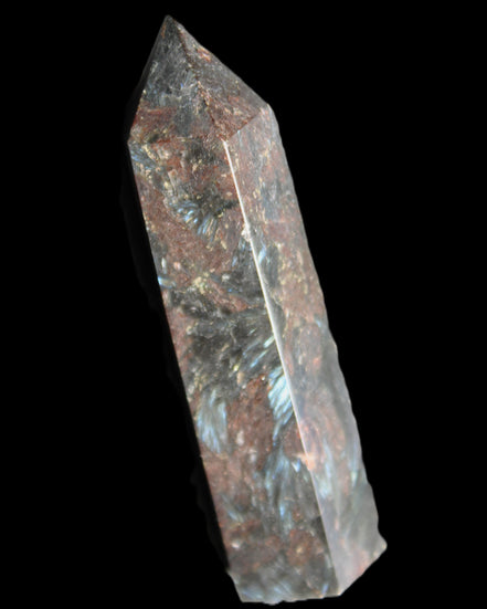 Astrophyllite wand 88mm 100g in sunlight - Rocks and Things Store