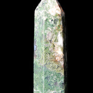Moss Agate wand 85mm 82g in sunlight - Rocks and Things Store