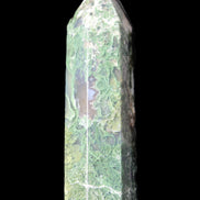 Moss Agate wand 85mm 82g in sunlight - Rocks and Things Store