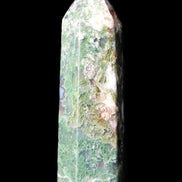 Moss Agate wand 85mm 82g in sunlight - Rocks and Things Store
