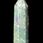 Moss Agate wand 85mm 82g in sunlight - Rocks and Things Store
