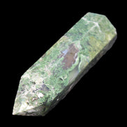 Moss Agate wand 85mm 82g in sunlight - Rocks and Things Store