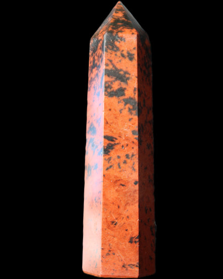 Mahogany Obsidian wand 86mm 54g in sunlight - Rocks and Things Store