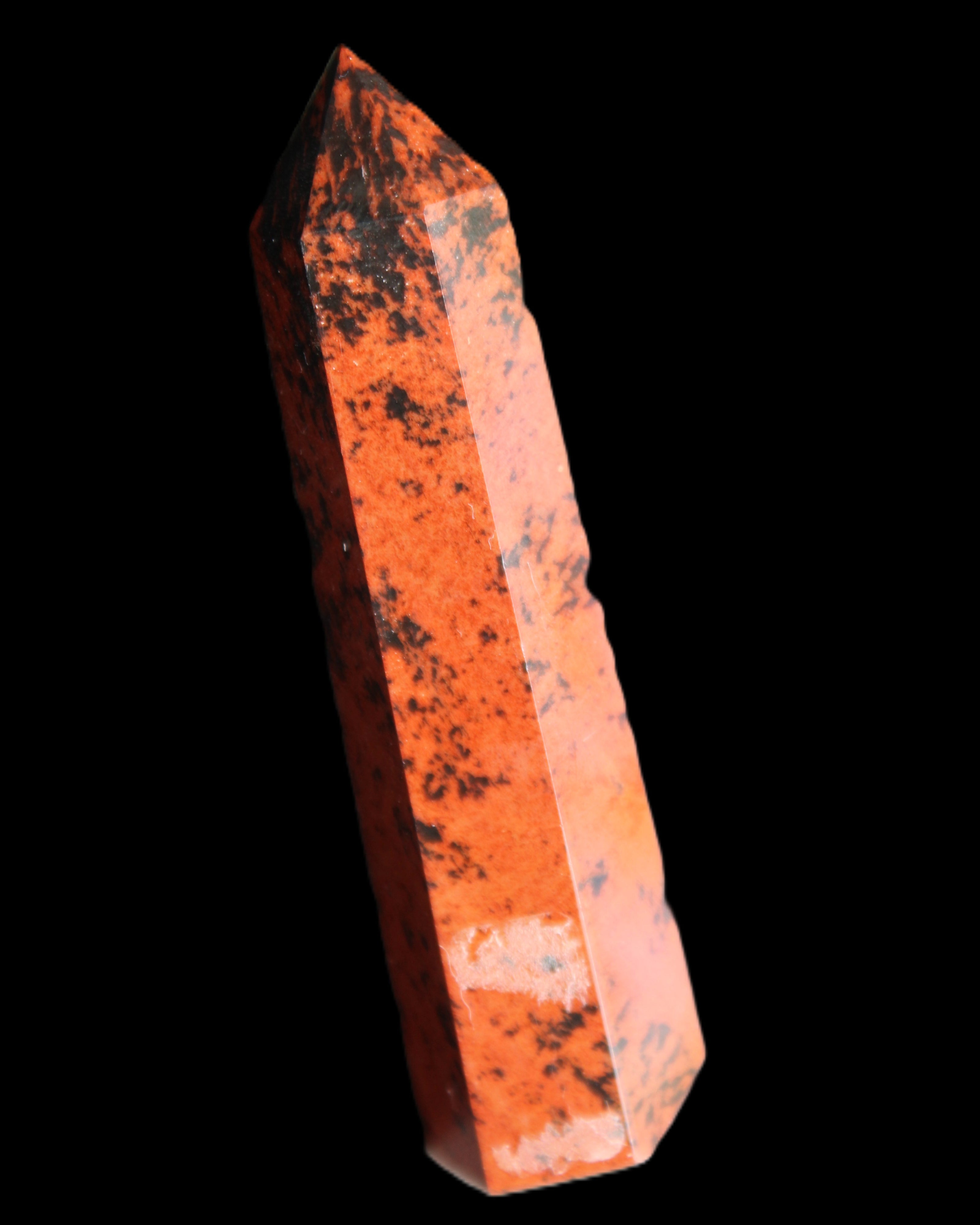 Mahogany Obsidian wand 86mm 54g in sunlight - Rocks and Things Store