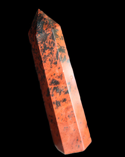 Mahogany Obsidian wand 86mm 54g in sunlight - Rocks and Things Store