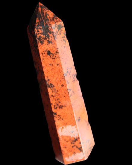 Mahogany Obsidian wand 86mm 54g in sunlight - Rocks and Things Store