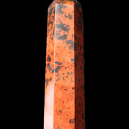 Mahogany Obsidian wand 86mm 54g in sunlight - Rocks and Things Store