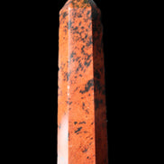 Mahogany Obsidian wand 86mm 54g in sunlight - Rocks and Things Store