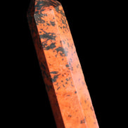 Mahogany Obsidian wand 86mm 54g in sunlight - Rocks and Things Store