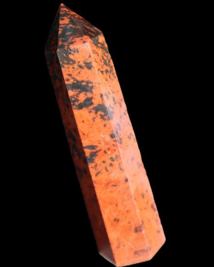 Mahogany Obsidian wand 86mm 54g in sunlight - Rocks and Things Store