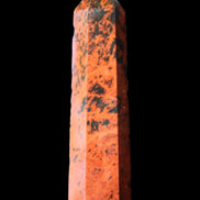 Mahogany Obsidian wand 86mm 54g in sunlight - Rocks and Things Store