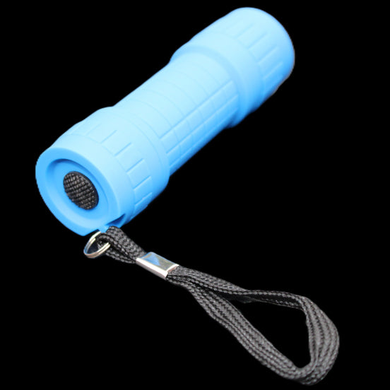 EverBrite UV Black Light Flashlight 9-Led 395nm with batteries in sunlight - Rocks and Things Store