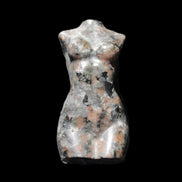 Yooperlite hand carved goddess 38*79mm 135g in sunlight - Rocks and Things Store