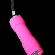 EverBrite UV Black Light Flashlight 9-Led 395nm with batteries in sunlight - Rocks and Things Store