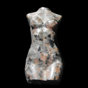 Yooperlite hand carved goddess 38*79mm 135g in sunlight - Rocks and Things Store