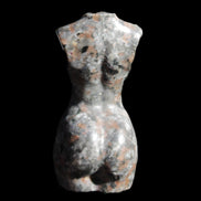 Yooperlite hand carved goddess 38*79mm 135g in sunlight - Rocks and Things Store