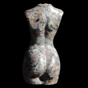 Yooperlite hand carved goddess 38*79mm 135g in sunlight - Rocks and Things Store