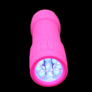 EverBrite UV Black Light Flashlight 9-Led 395nm with batteries in sunlight - Rocks and Things Store
