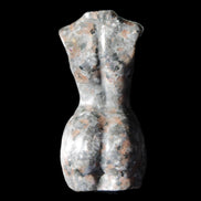 Yooperlite hand carved goddess 38*79mm 135g in sunlight - Rocks and Things Store