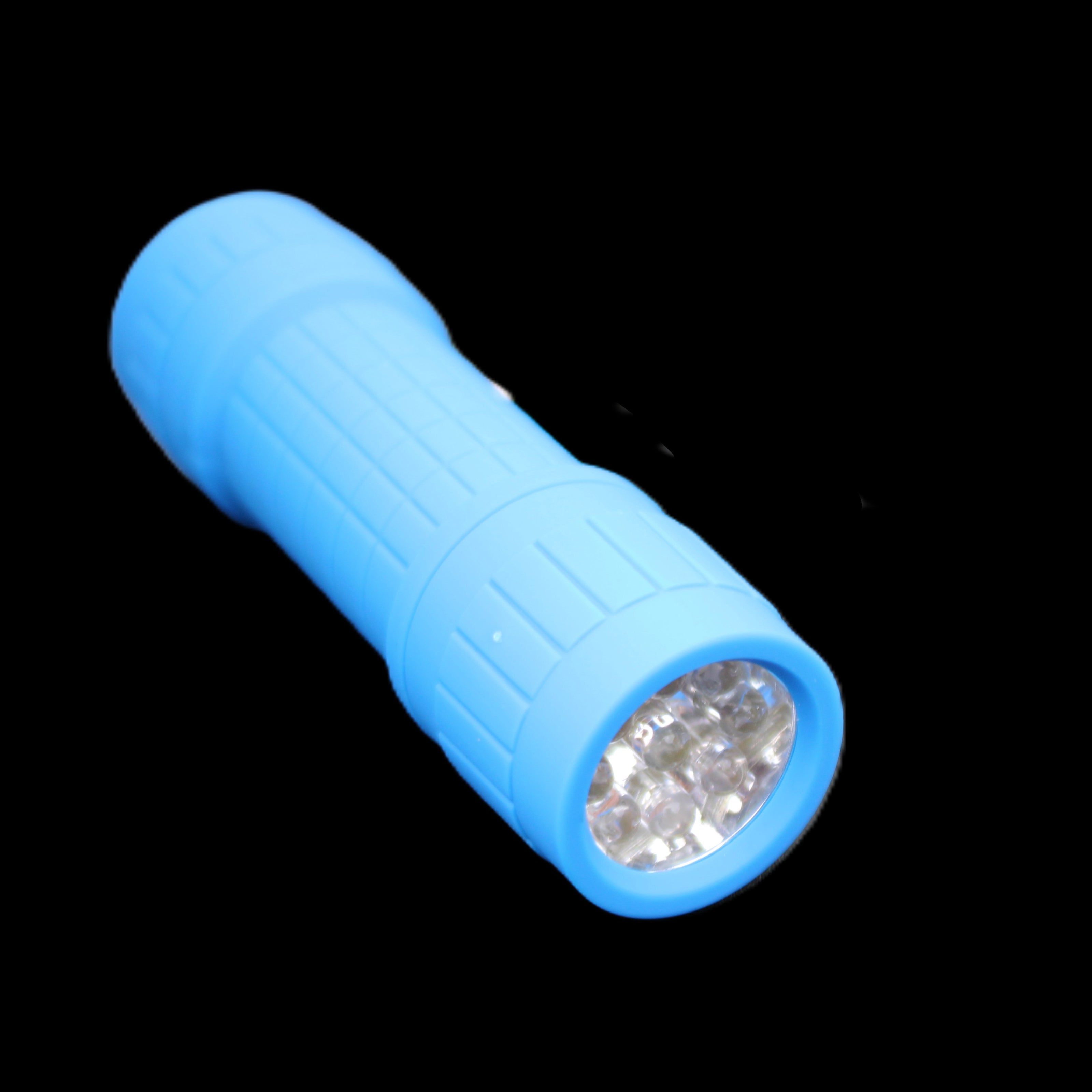 EverBrite UV Black Light Flashlight 9-Led 395nm with batteries in sunlight - Rocks and Things Store