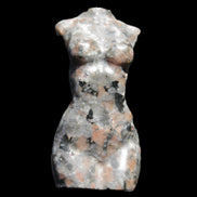 Yooperlite hand carved goddess 38*79mm 135g in sunlight - Rocks and Things Store