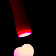 EverBrite UV Black Light Flashlight 9-Led 395nm with batteries in sunlight - Rocks and Things Store