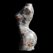 Yooperlite hand carved goddess 38*79mm 135g in sunlight - Rocks and Things Store