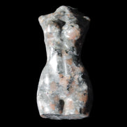 Yooperlite hand carved goddess 38*79mm 135g in sunlight - Rocks and Things Store