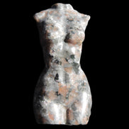 Yooperlite hand carved goddess 38*79mm 135g in sunlight - Rocks and Things Store