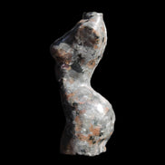 Yooperlite hand carved goddess 38*79mm 135g in sunlight - Rocks and Things Store