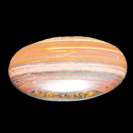Red Tigers Eye palmstone 57mm 50g in sunlight - Rocks and Things Store
