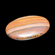 Red Tigers Eye palmstone 57mm 50g in sunlight - Rocks and Things Store