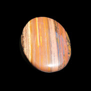 Red Tigers Eye palmstone 57mm 50g in sunlight - Rocks and Things Store
