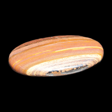 Red Tigers Eye palmstone 57mm 50g in sunlight - Rocks and Things Store