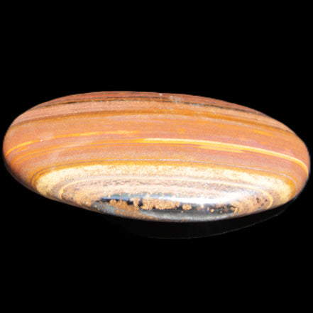 Red Tigers Eye palmstone 57mm 50g in sunlight - Rocks and Things Store