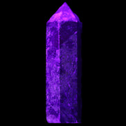 Dragons Blood Stone wand 73mm 70g in UV light - Rocks and Things Store