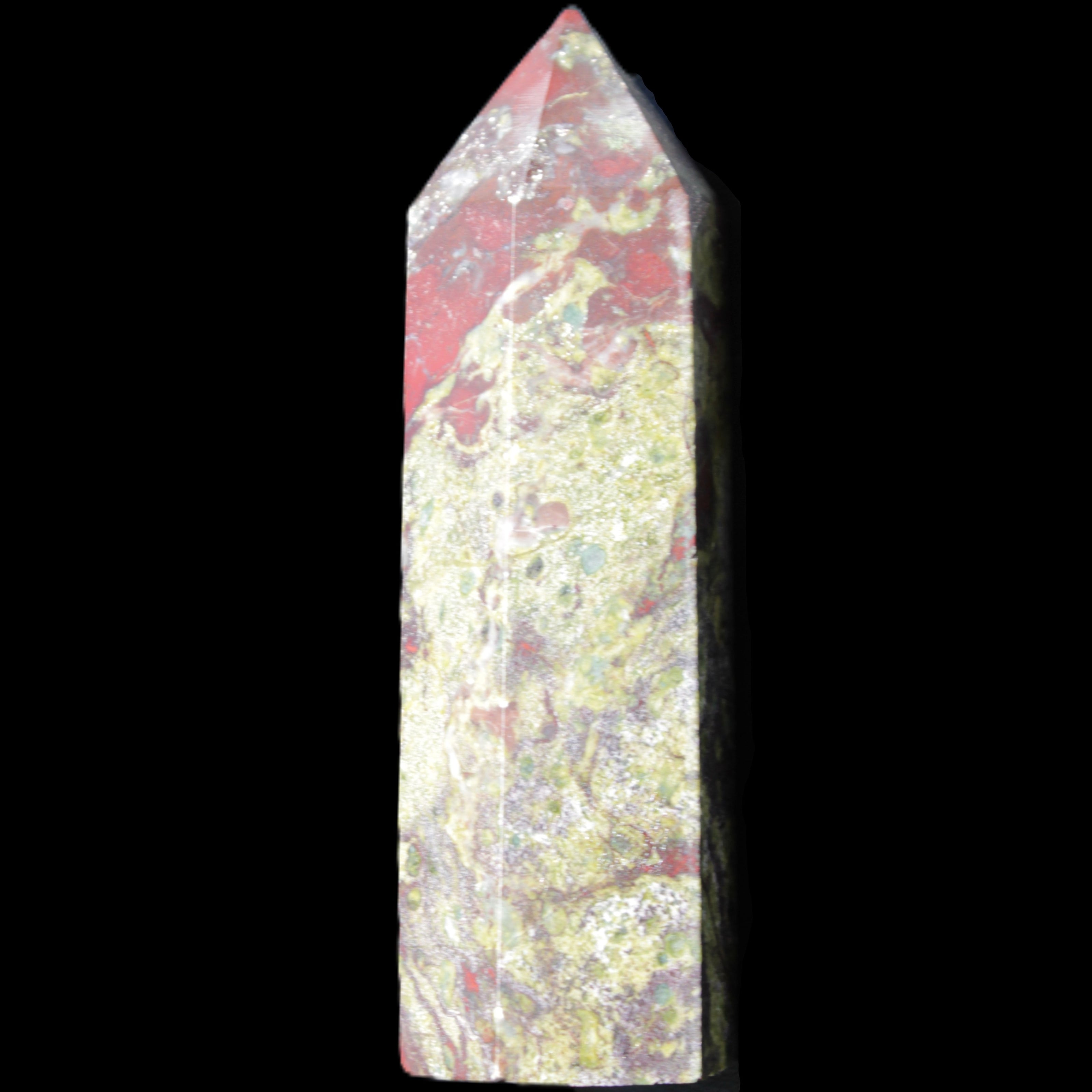 Dragons Blood Stone wand 73mm 70g in sunlight - Rocks and Things Store