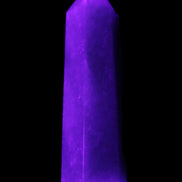 Green Aventurine wand 86mm 77g in UV light - Rocks and Things Store