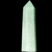 Green Aventurine wand 86mm 77g in sunlight - Rocks and Things Store