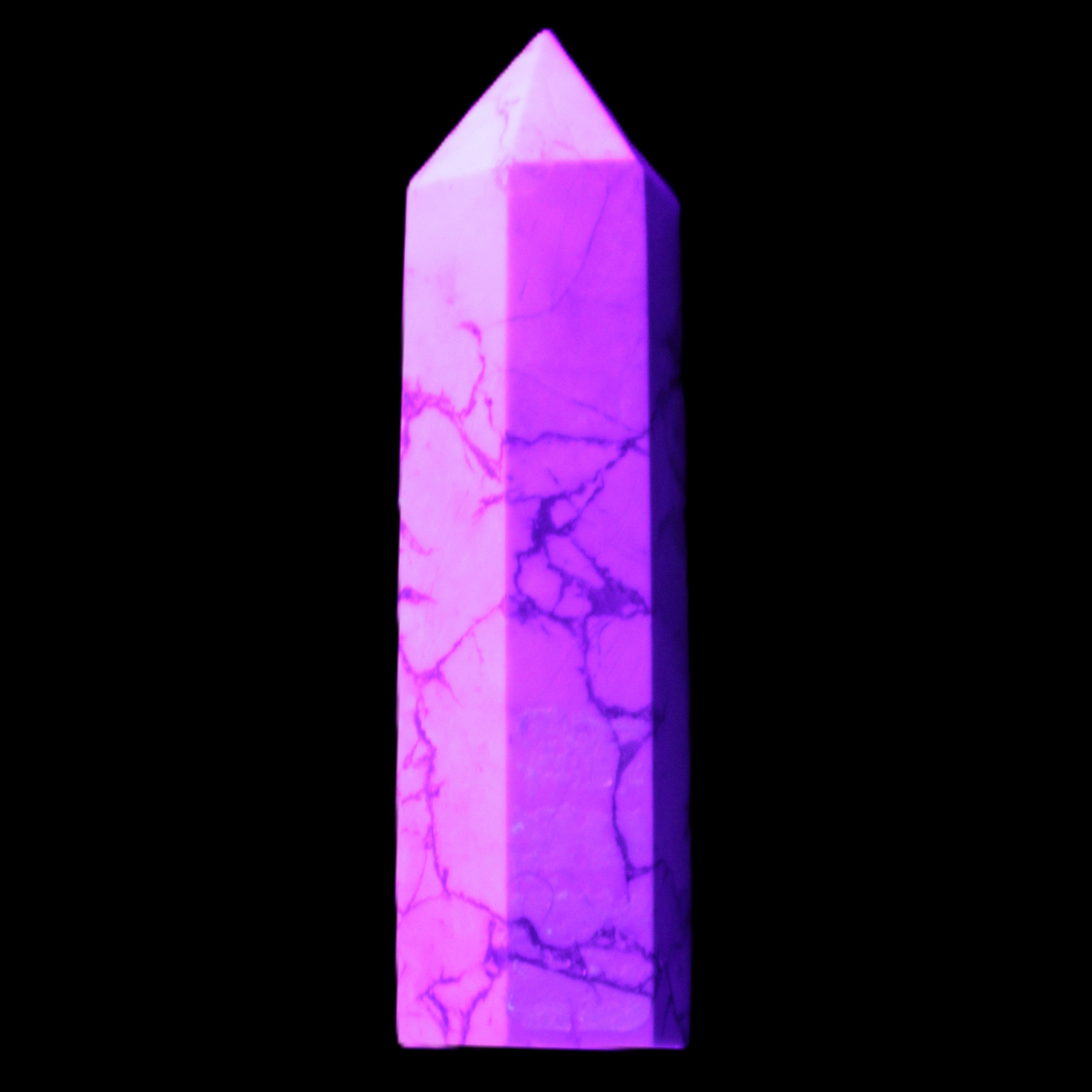 Howlite wand 65mm 40g in sunlight - Rocks and Things Store