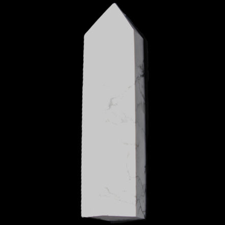 Howlite wand 65mm 40g in sunlight - Rocks and Things Store