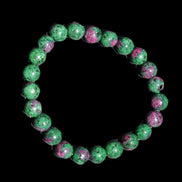 Zoisite medium elastic bracelet 18g in sunlight - Rocks and Things Store