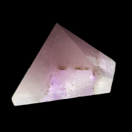 Dream Amethyst pyramid 54*33mm 132g in sunlight - Rocks and Things Store