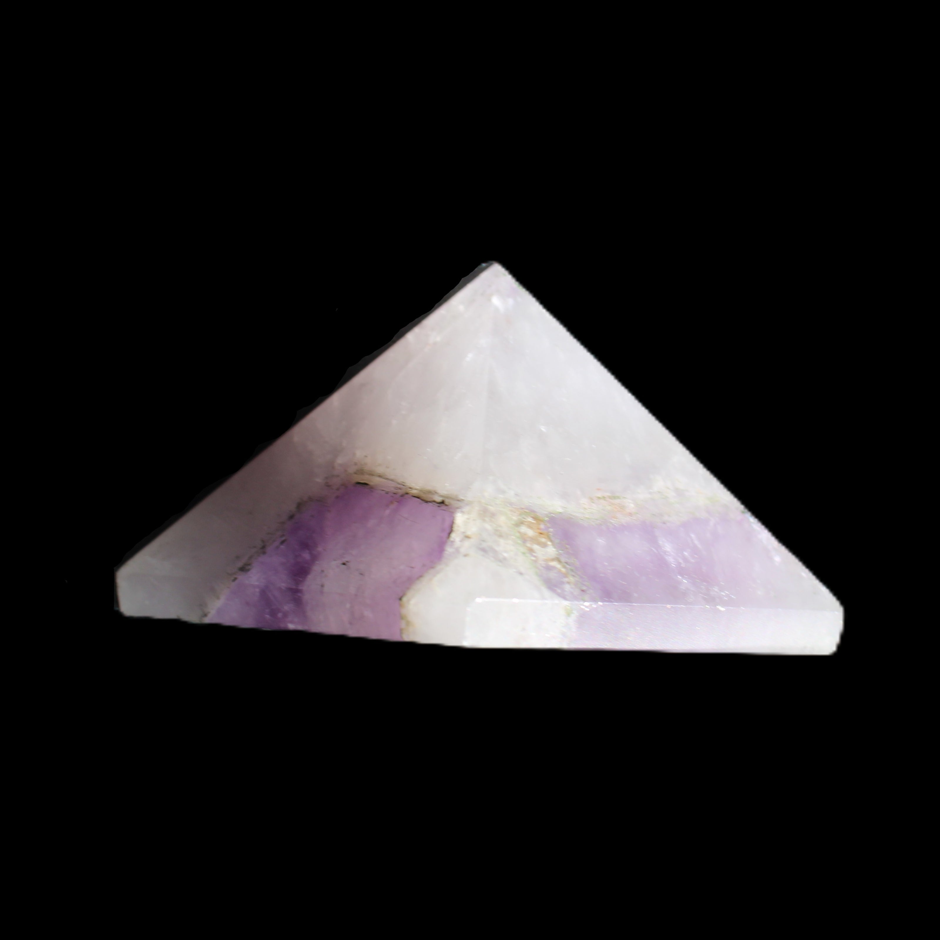 Dream Amethyst pyramid 54*33mm 132g in sunlight - Rocks and Things Store