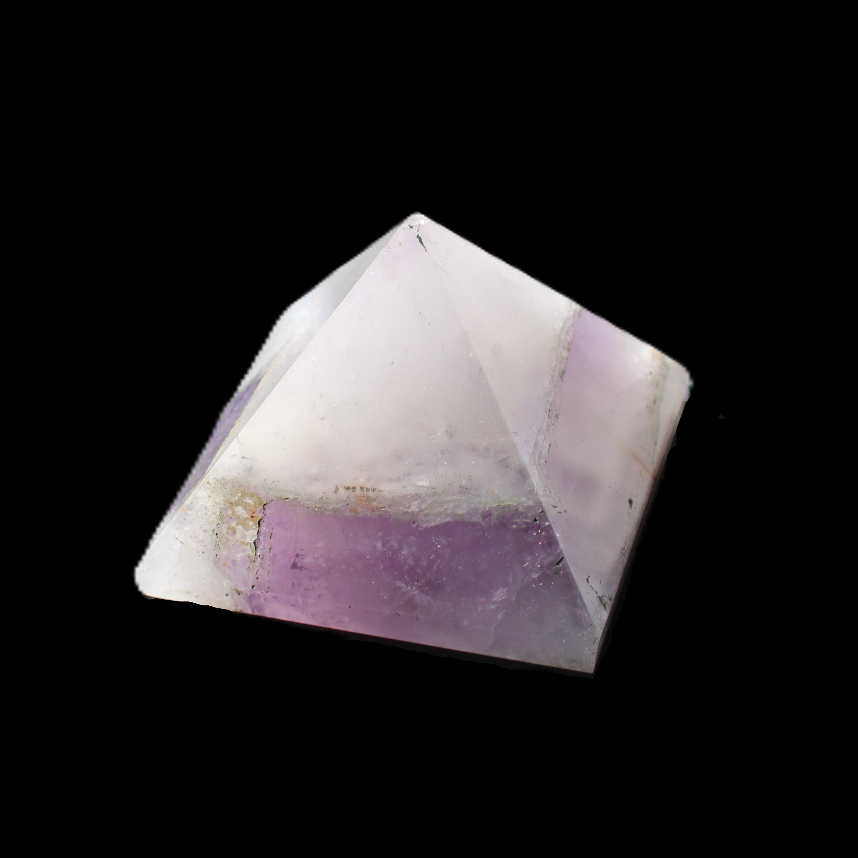 Dream Amethyst pyramid 54*33mm 132g in sunlight - Rocks and Things Store