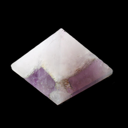 Dream Amethyst pyramid 54*33mm 132g in sunlight - Rocks and Things Store
