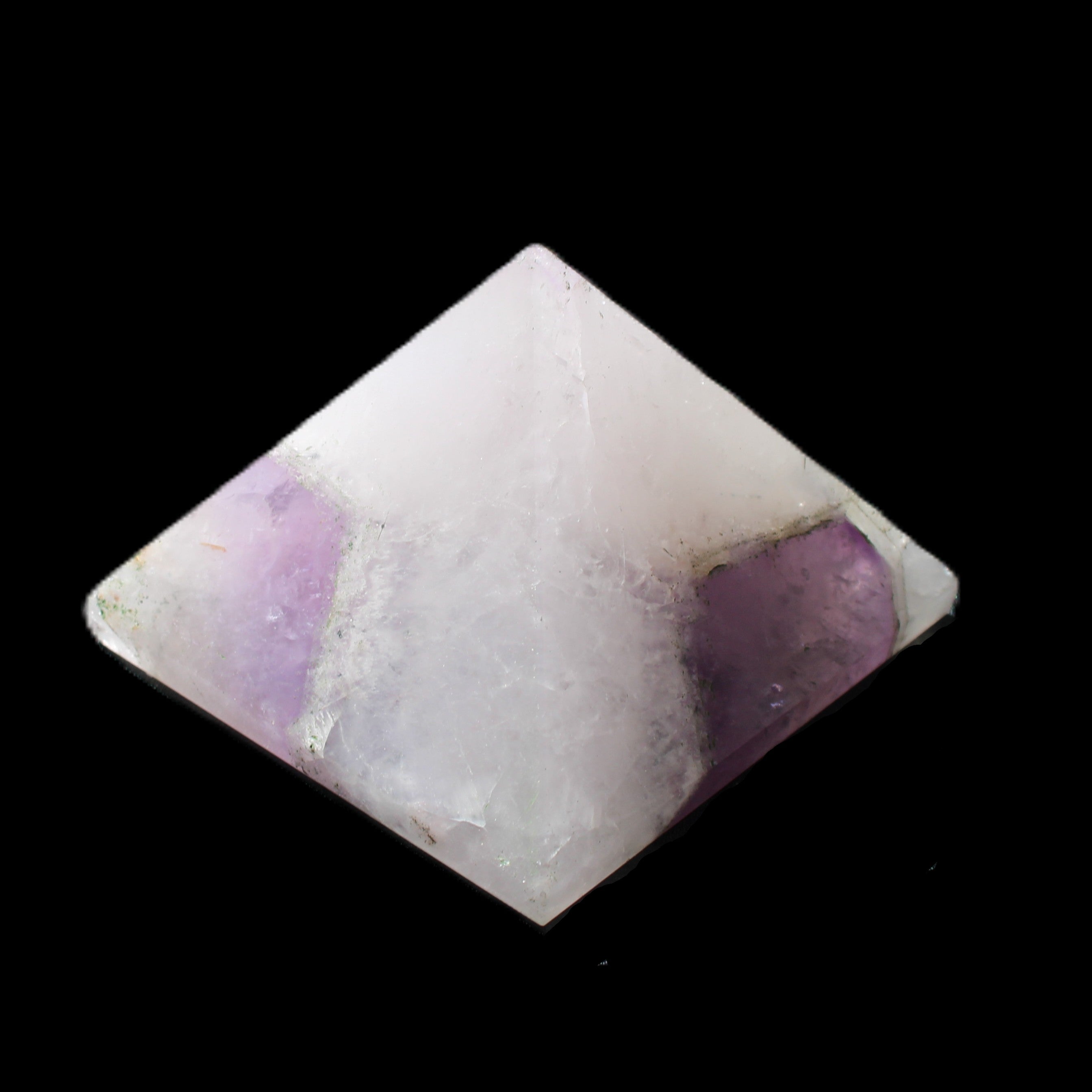 Dream Amethyst pyramid 54*33mm 132g in sunlight - Rocks and Things Store