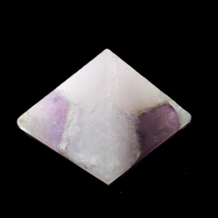 Dream Amethyst pyramid 54*33mm 132g in sunlight - Rocks and Things Store