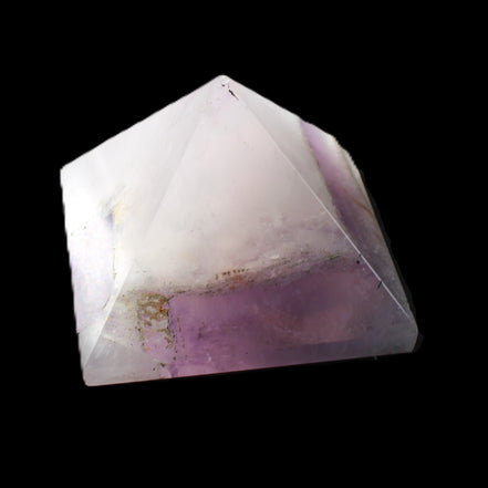 Dream Amethyst pyramid 54*33mm 132g in sunlight - Rocks and Things Store