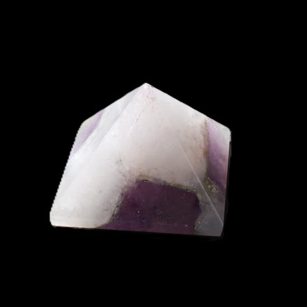 Dream Amethyst pyramid 54*33mm 132g in sunlight - Rocks and Things Store